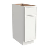 Newtown Origami White Solid Wood RTA Storage Base Cabinet for Kitchen, Bathroom & Laundry Room